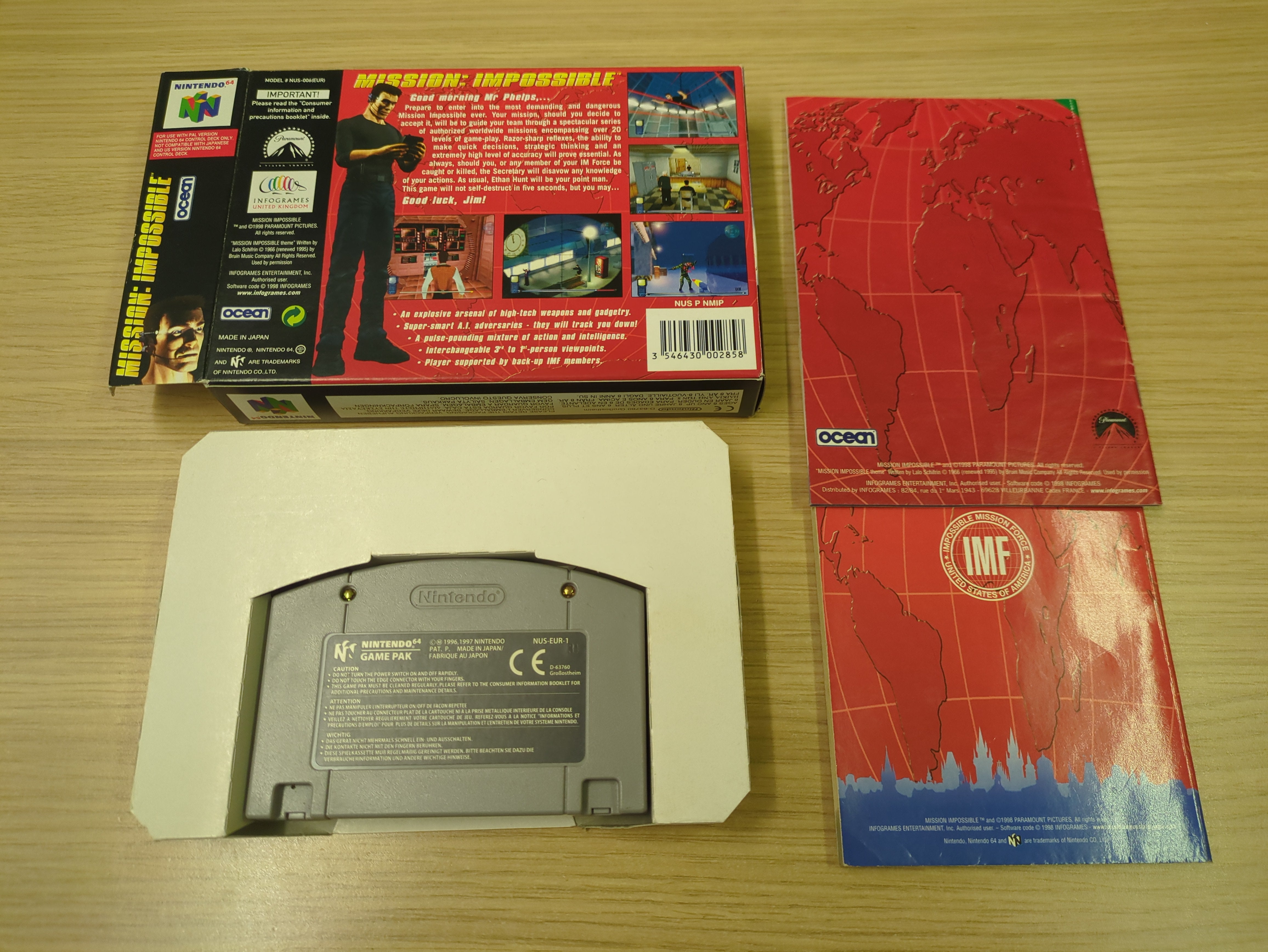 Mission Impossible Nintendo N64 Boxed Mission Impossible Nintendo N64 Boxed